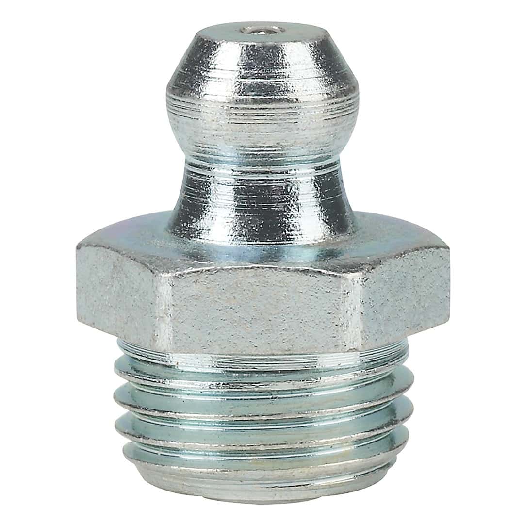 Straight conical grease nipple H1, M10 x 1 - precise lubrication