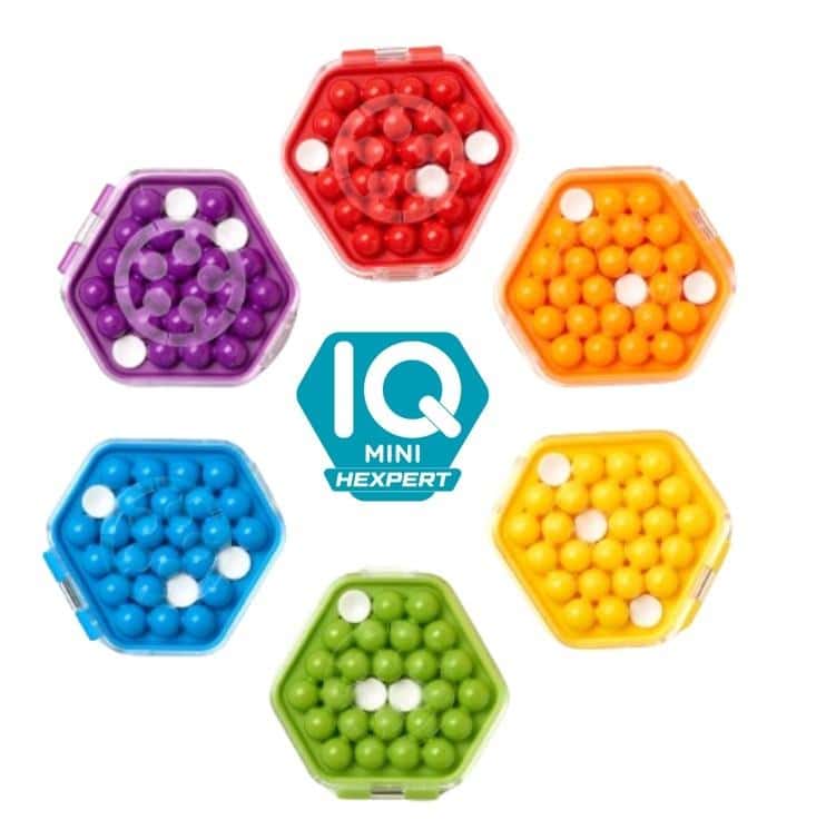 Smart Games IQ Mini Hexpert - Compact logic game developing thinking