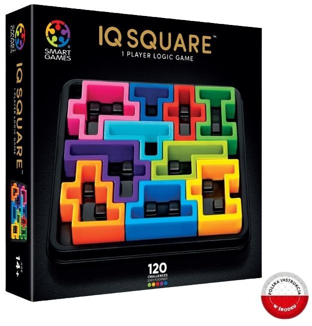 Smart Games IQ Square Deluxe - ingenious logic game for everyone