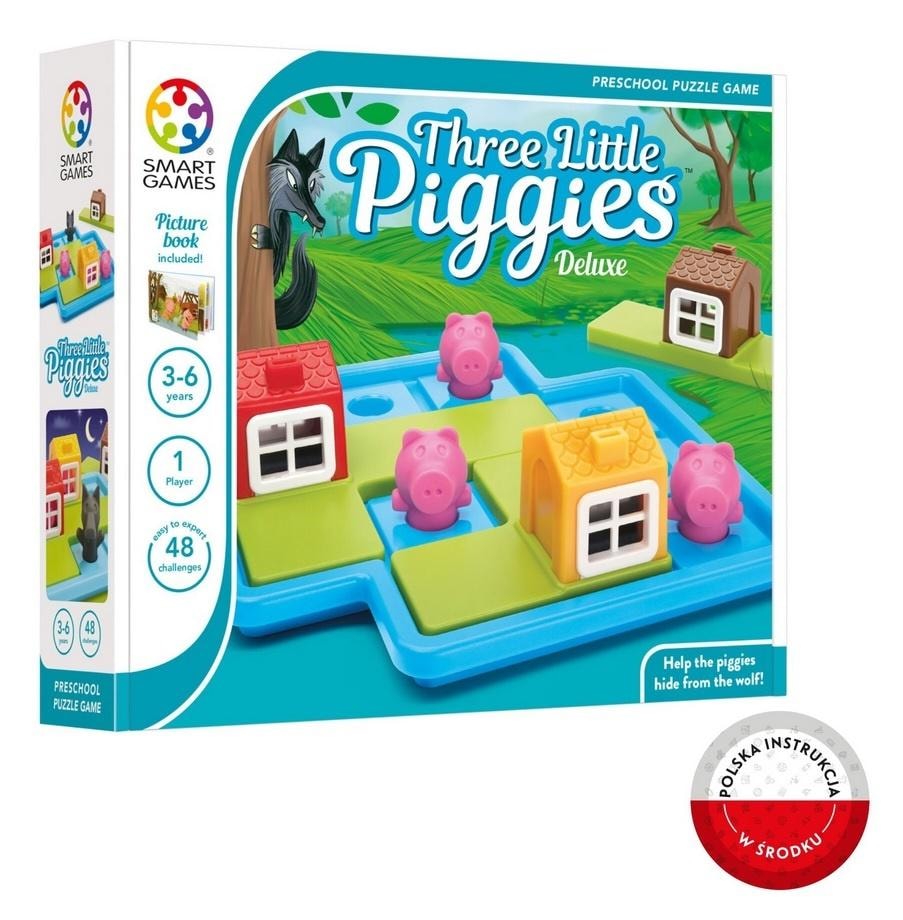 SmartGames Three Little Piggies - Deluxe - logic game for kids