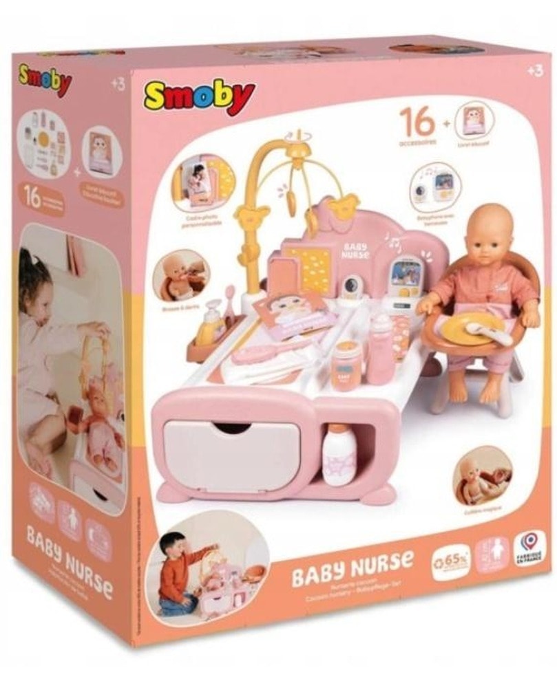 Smoby Electronic Baby Care Corner - interactive fun for your child