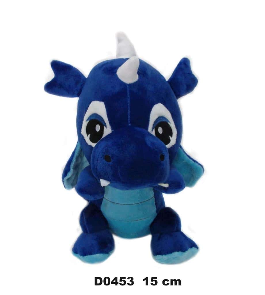 Mascot Dragon Dinosaur blue 15cm - perfect friend for playing