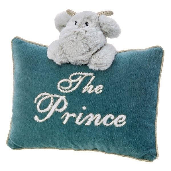 Smok Prince - Mint decorative pillow - ideal for a child's room