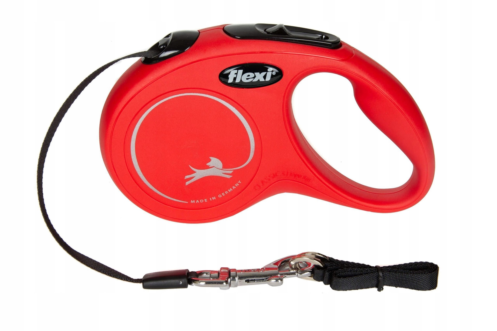Flexi New Classic S - Retractable Dog Leash 5 m red