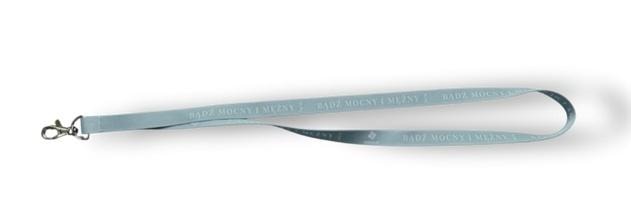 Key lanyard - Be strong and courageous - inspiring accessory