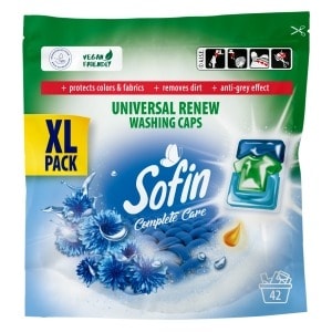 Sofin Washing Capsules for White Fabrics - Protection and Convenience