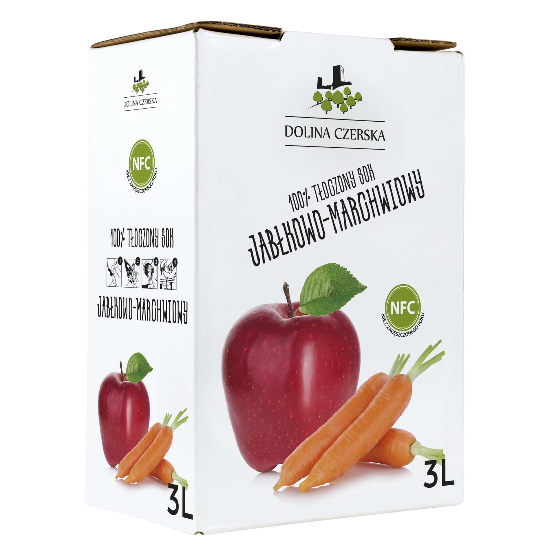 MBF Apple and Carrot Juice NFC 3L - full of vitamins and natural flavor