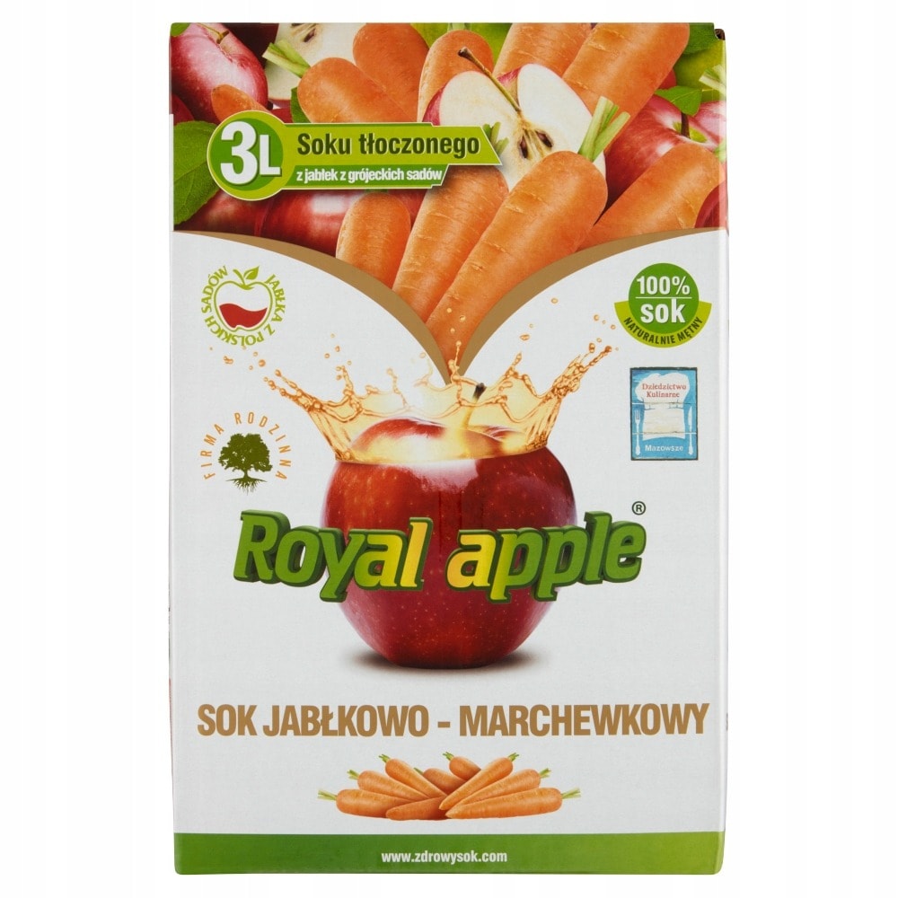 Royal Apple Apple and Carrot Juice 3L - healthy and refreshing
