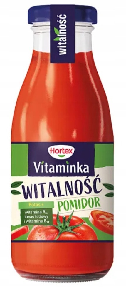 Hortex Tomato Juice Vitality - healthy and refreshing drink 250 ml