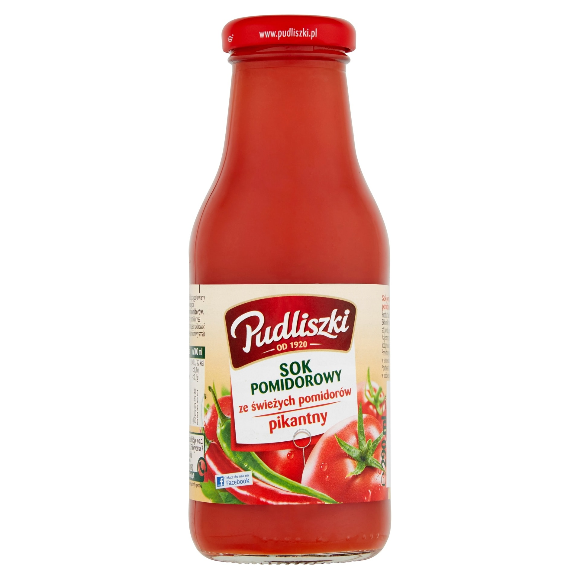 PUDLISZKI Spicy Tomato Juice - perfect addition to dishes