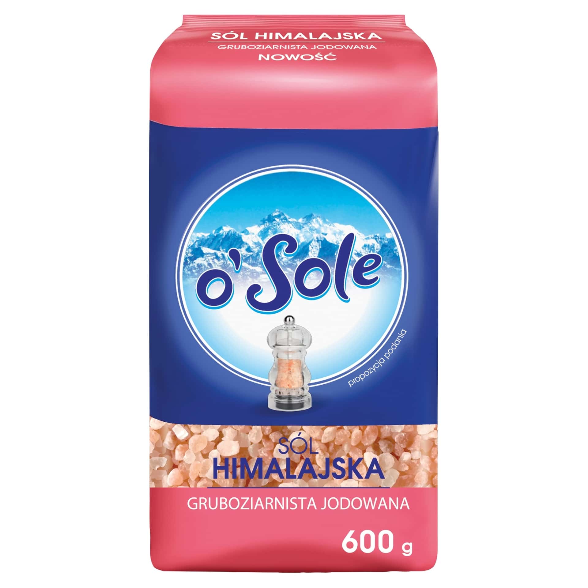 Cen.O´Sole Himalayan iodized salt coarse 600 g - natural taste