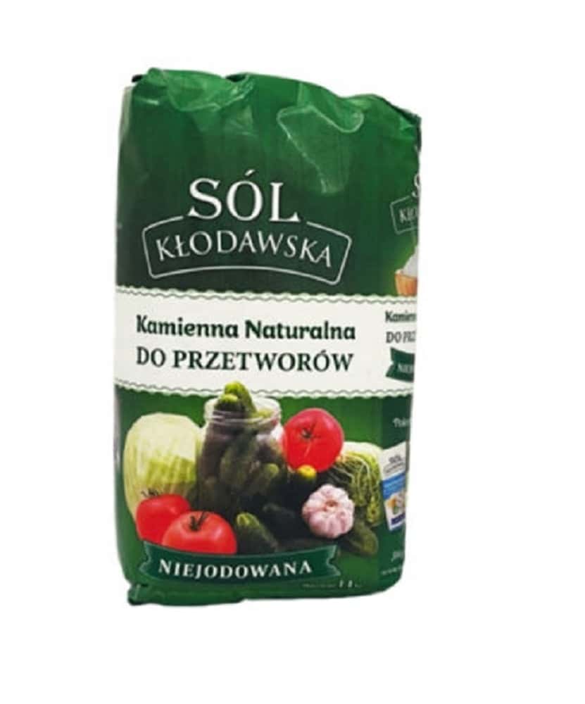 Kłodawa Rock Salt Uniodized - natural salt for preserves and cooking