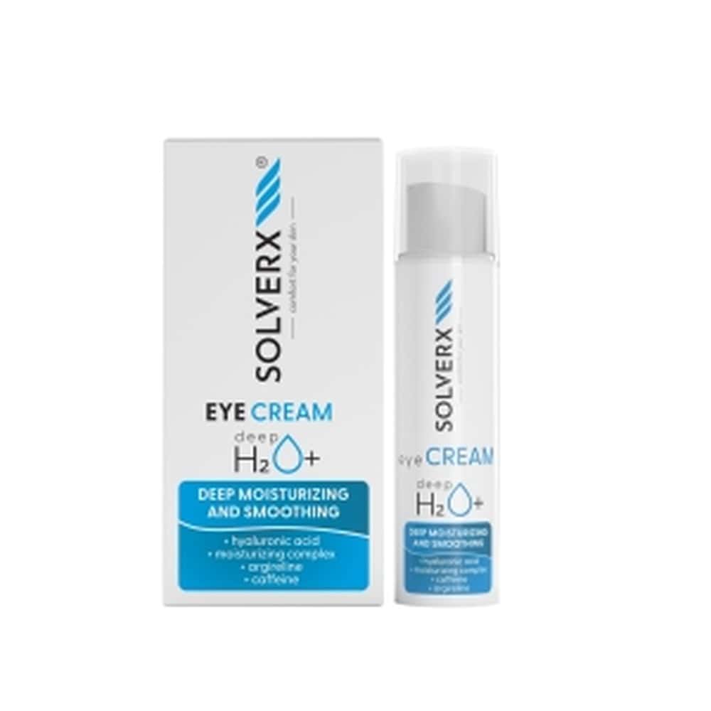 Solverx Deep H2O+ eye cream 15 ml for sensitive skin