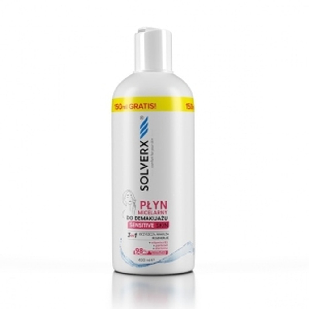 Solverx Sensi - Micellar Water for Make-up Removal 250 ml + 150 ml