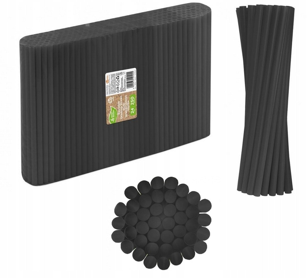 Reusable straws 9/240mm - 250 pieces for everyone!