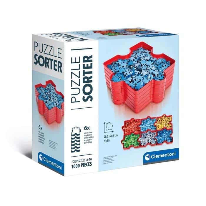 Puzzle Sorter - 6 trays for sorting puzzle elements