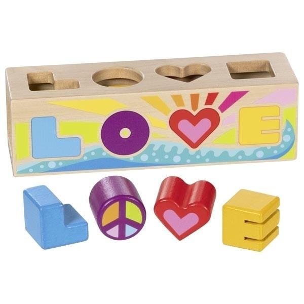 Goki Shape Sorter Love - Wooden Educational Toy