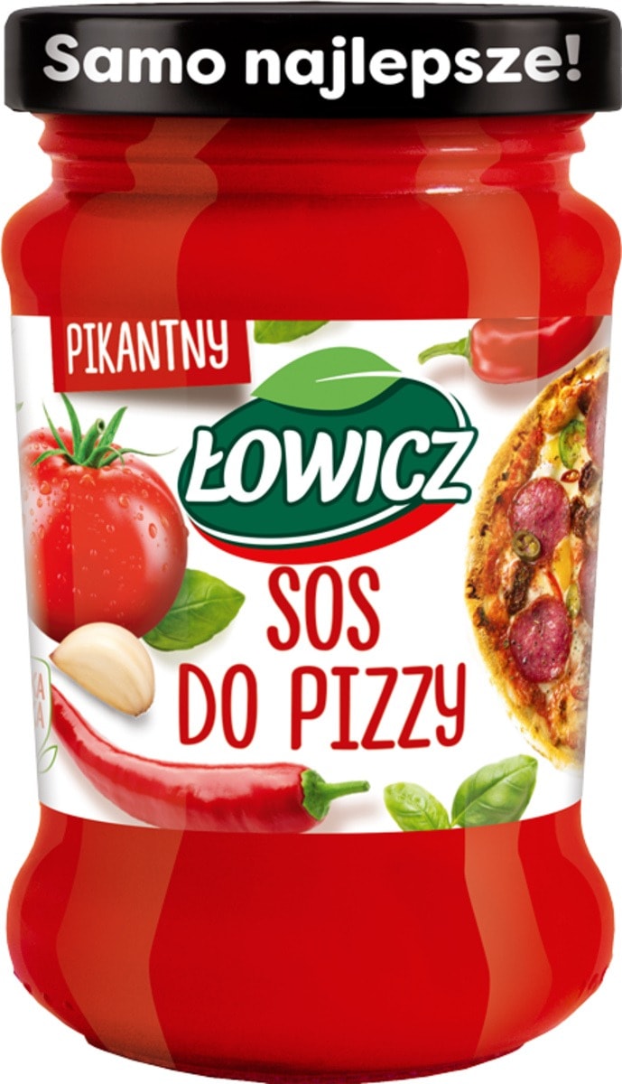 Łowicz Pizza Sauce Spicy 180g - perfect for your pizza
