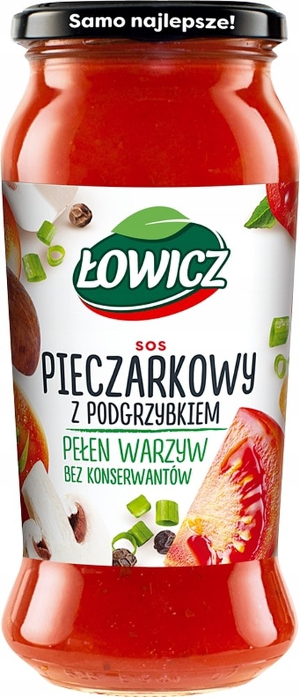 Łowicz Mushroom Sauce 500 g - Perfect addition to dinner
