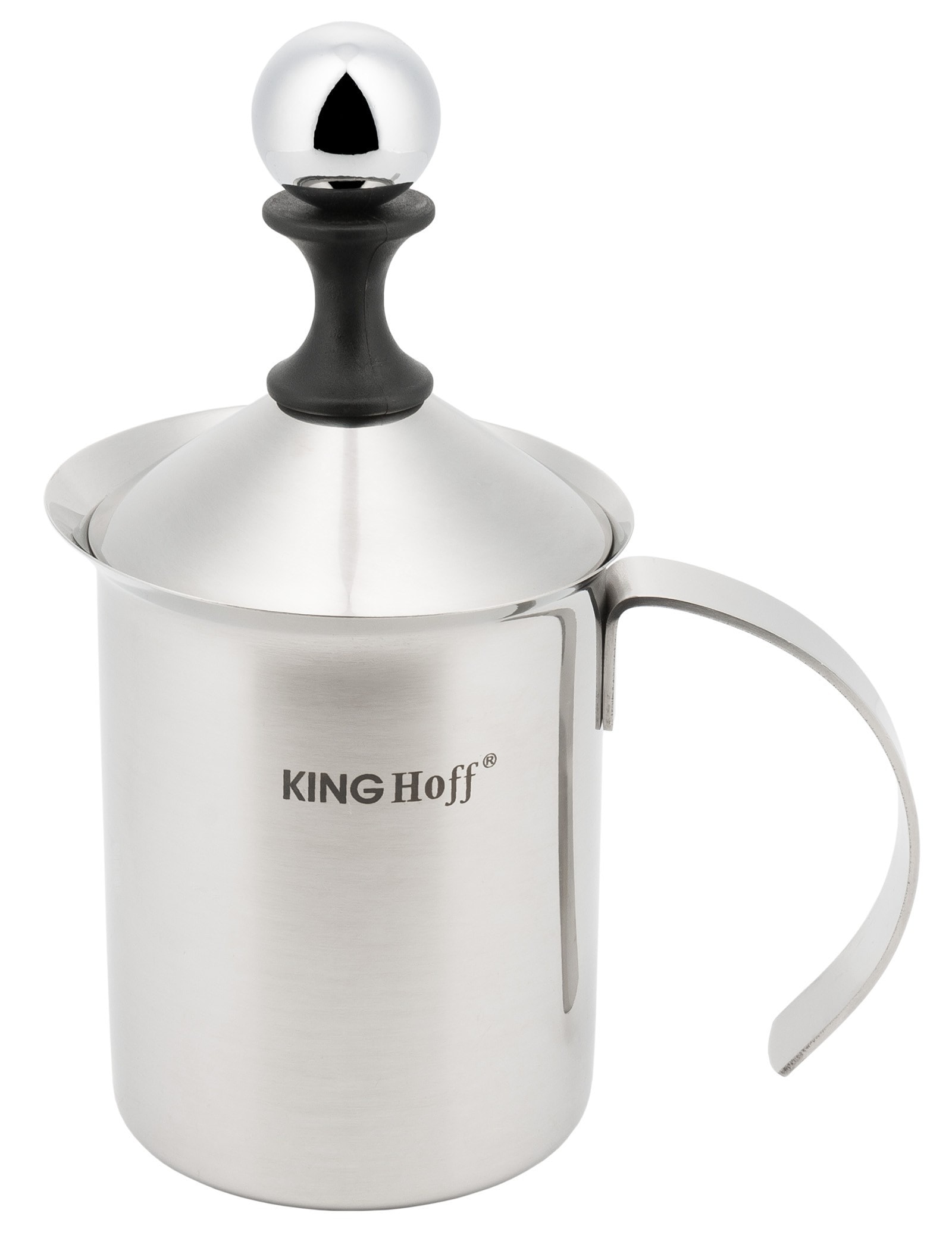 Kinghoff Milk Frother - Stainless steel 0.8l ideal for coffee
