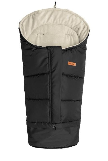 Sensillo Combi 3in1 Footmuff Polar Black/Beige - perfect for winter walks
