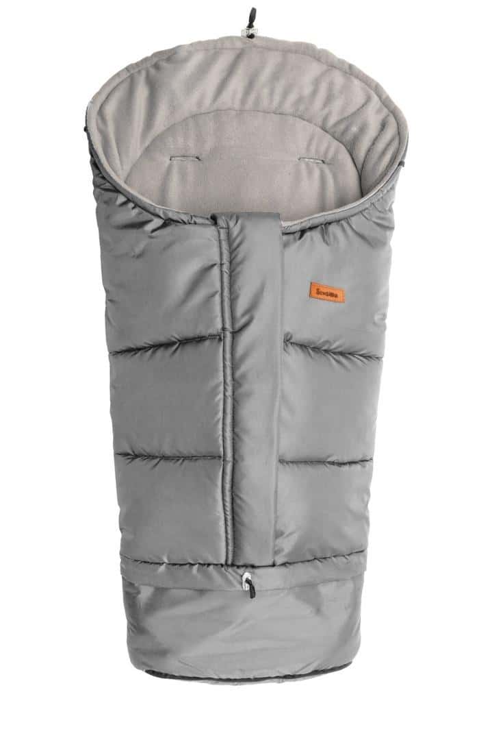 Combi 3in1 footmuff polar grey - warm and adjustable