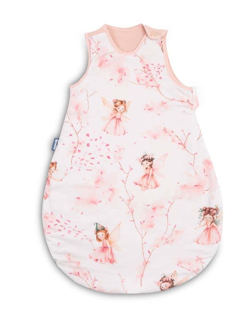 Sleeping bag fairies pink 45x70cm - ideal for babies