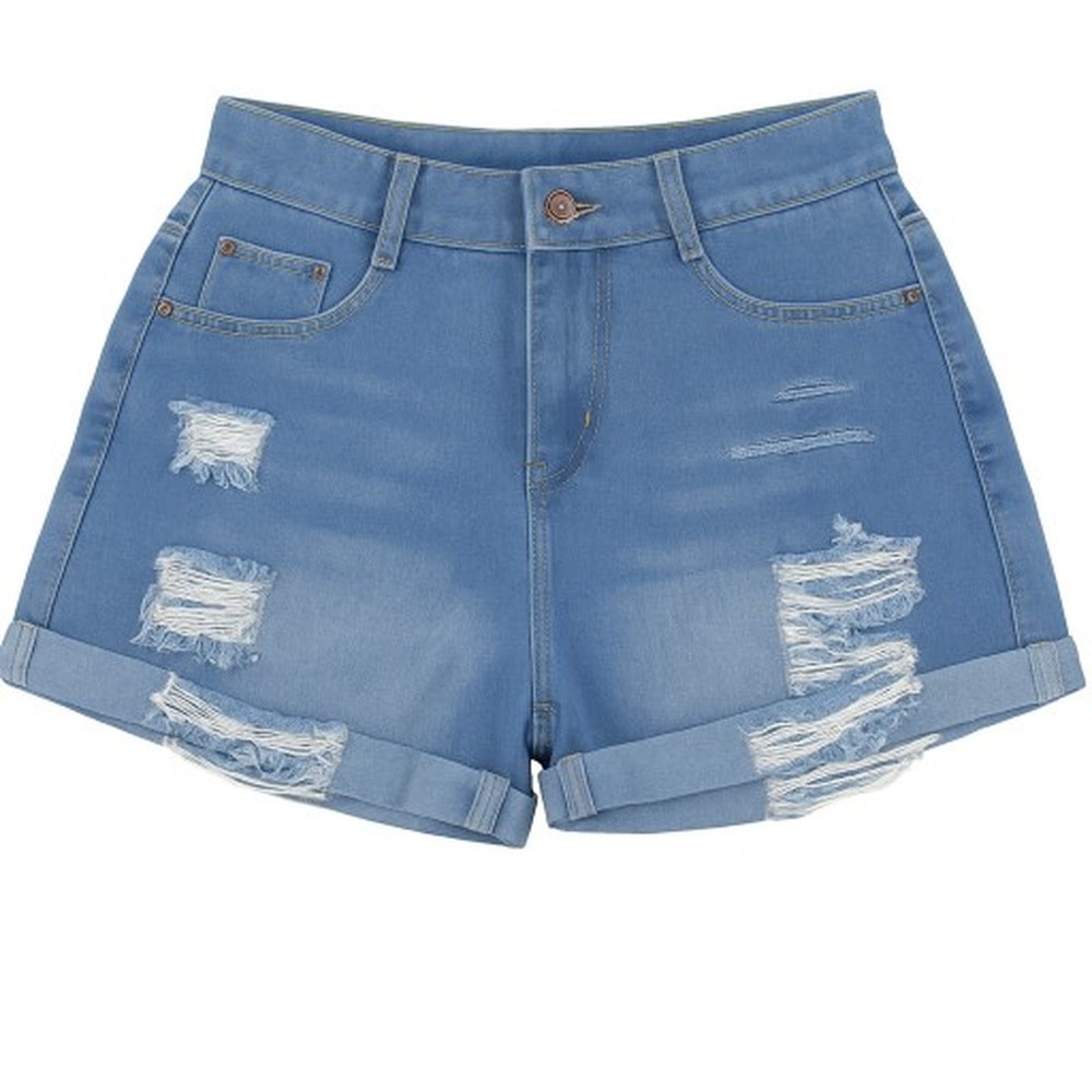 Women's denim shorts blue size 36 - perfect for summer