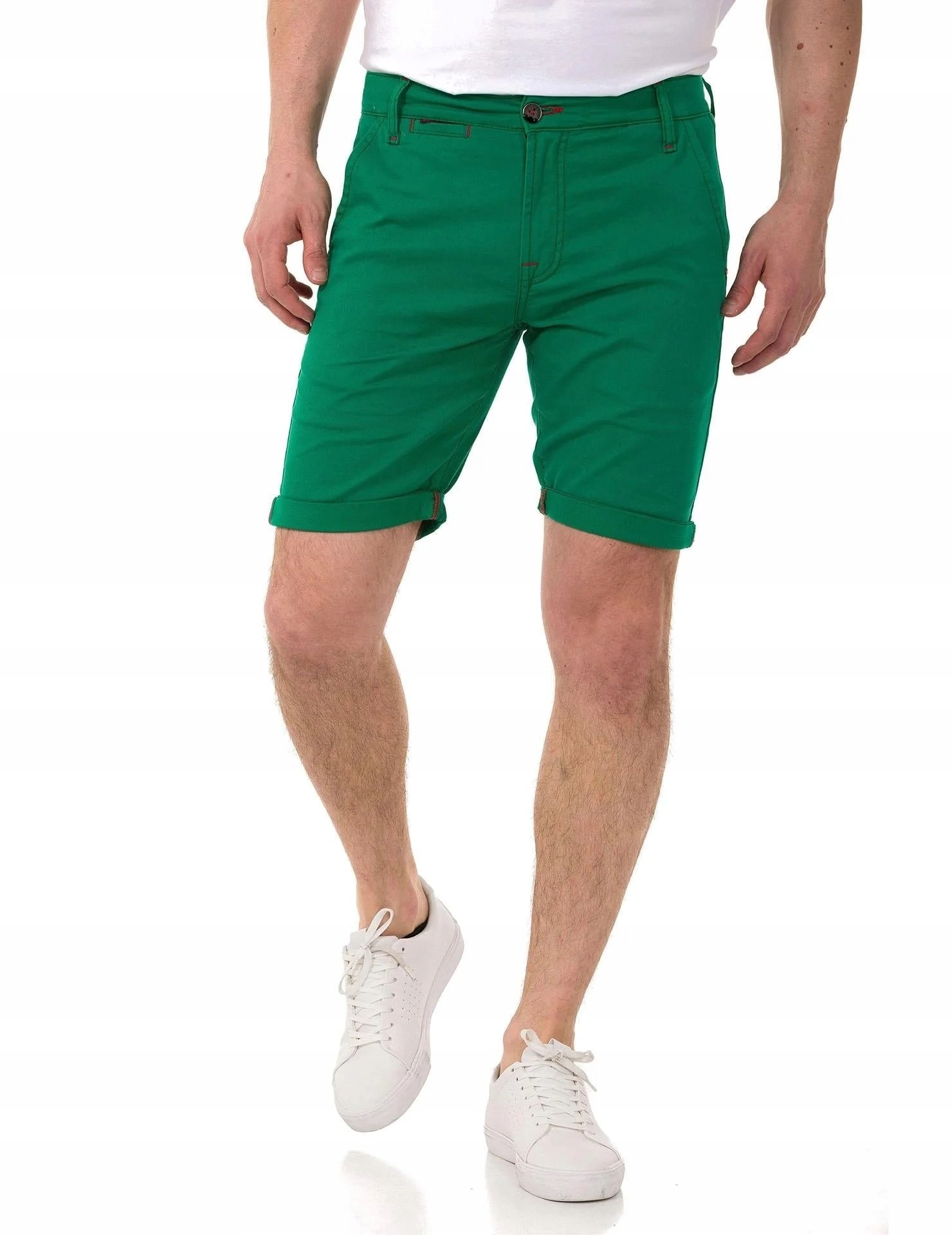 Men's Chino Shorts green size 33 - perfect for summer