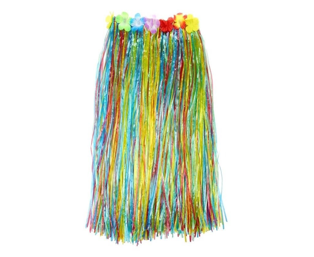 Hawaiian Skirt Multicolored 75cm - perfect for a party