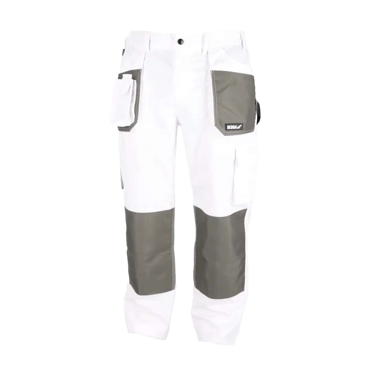 DEDRA Protective trousers White S/48 - Comfort and safety at work