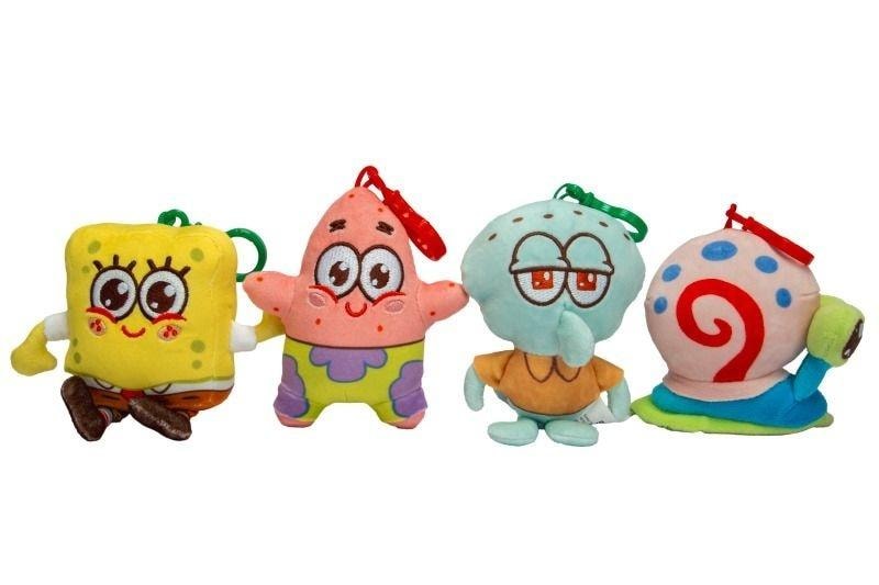 SpongeBob Squishy Keychains - 10 cm, 4 Types, perfect for fans