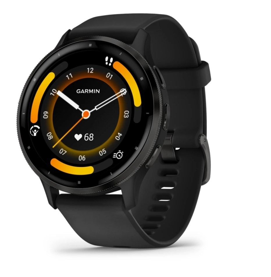 Garmin Venu 3 - AMOLED 45mm Sport Watch, black