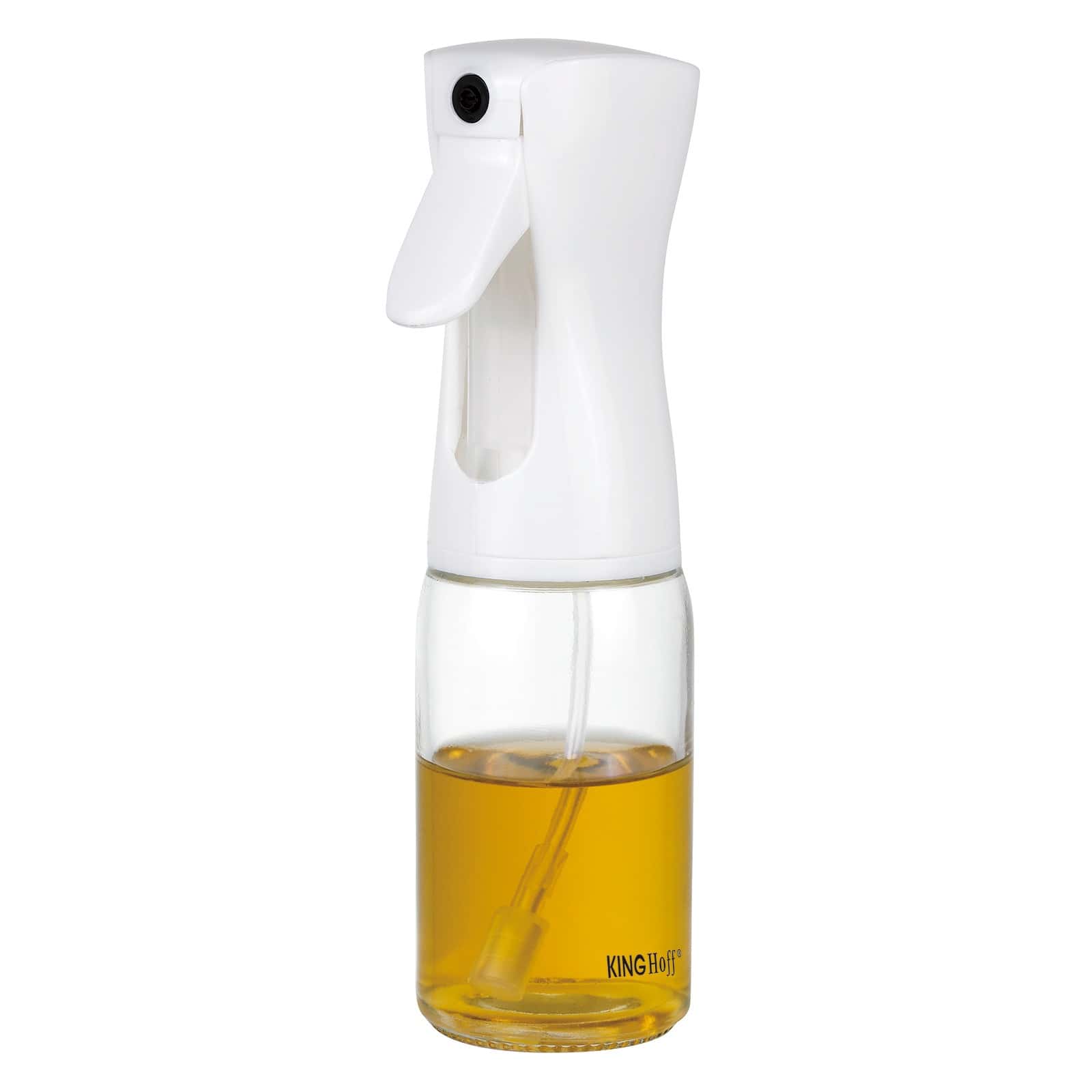 KINGHOFF Vinegar and oil sprayer, white, 190 ml - perfect for your kitchen