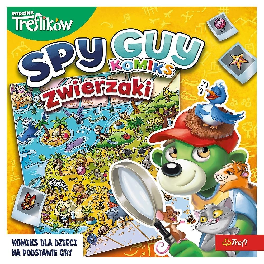 Trefl Books Comic Spy Guy. Animals - an exciting adventure for children
