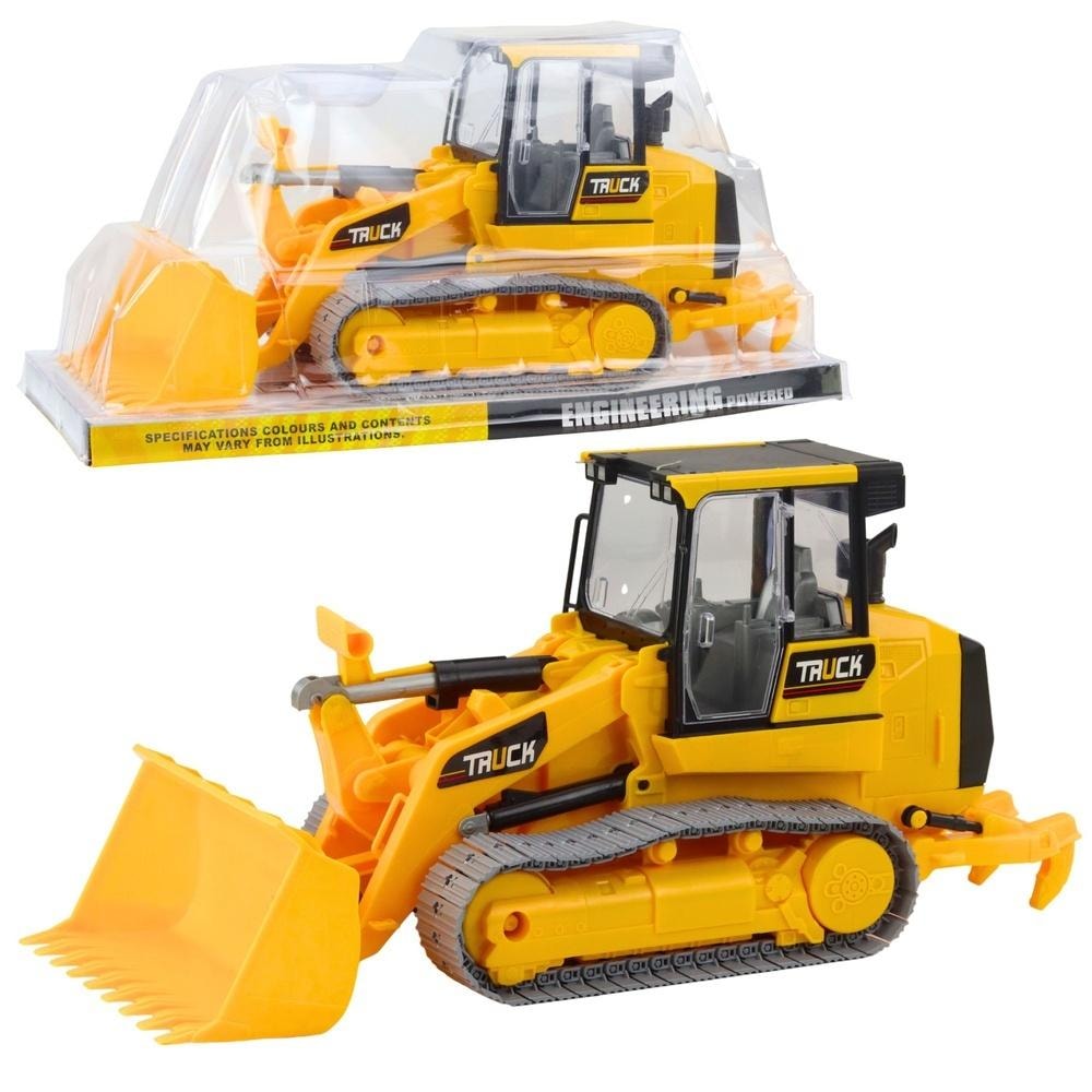 Tracked bulldozer with movable shovel - perfect gift for a little builder
