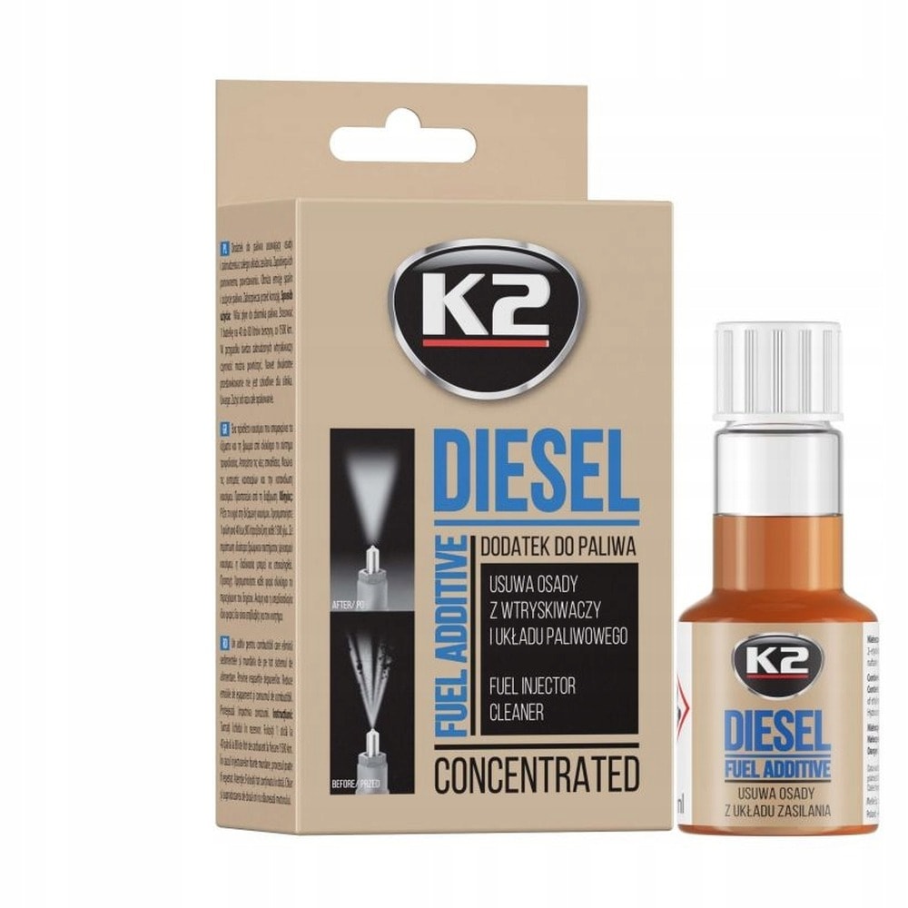 K2 Diesel Injector Cleaner 50 ml - restore engine power!
