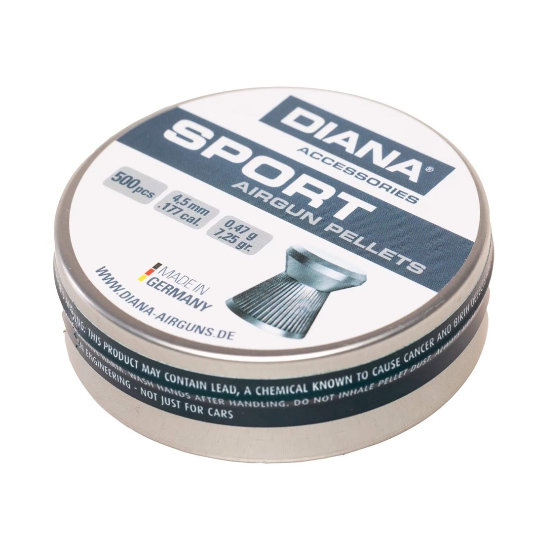 Diana Sport Lead pellets 4.5 mm - 500 pieces for precise shooting