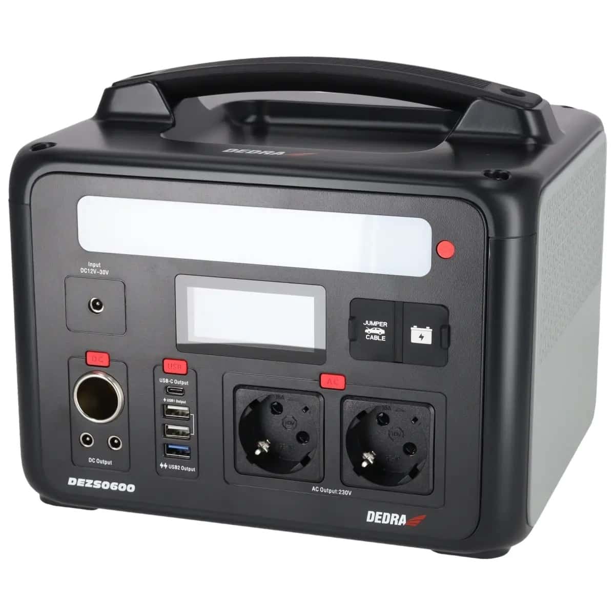 DEDRA 600W Power Station - 640Wh Emergency Power Bank