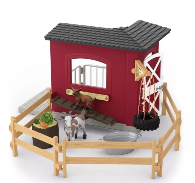 Schleich Farm World Goat Stable - Playset