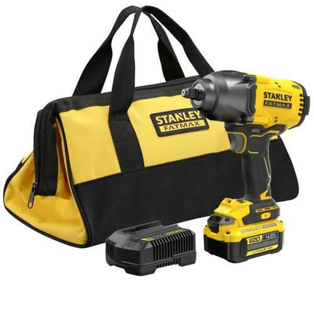 Stanley V20 Impact Wrench 949Nm with 4.0Ah Battery - reliable tool