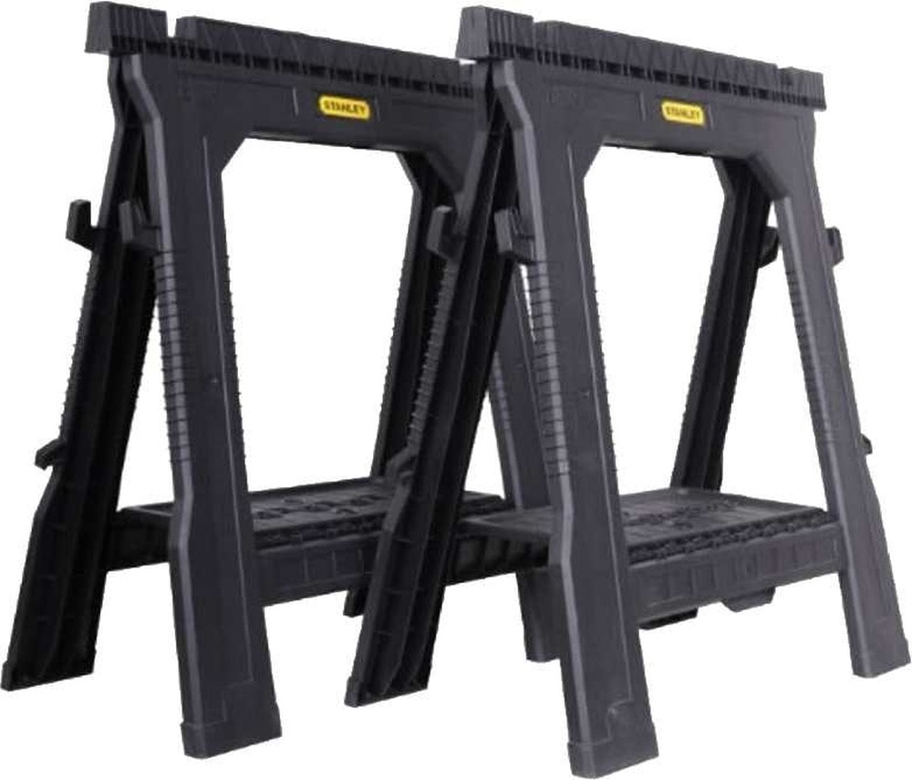 STANLEY Folding Sawhorses - 2 Pieces Set for Professionals