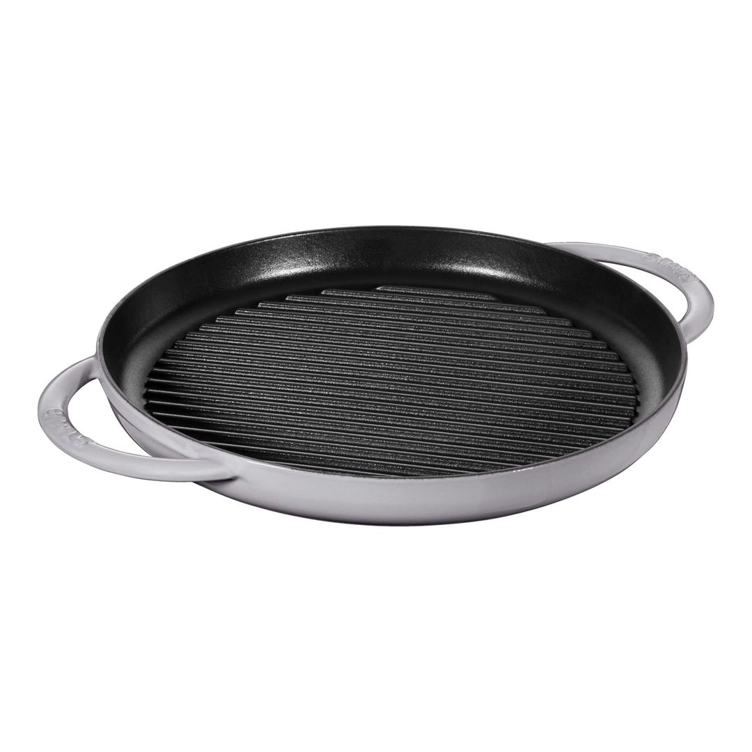 Staub Iron Cast Iron Grill Pan Round 30 cm - perfect for steaks