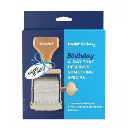 Trodat Birthday - Stamp with Birthday Phrases - add magic to gifts!