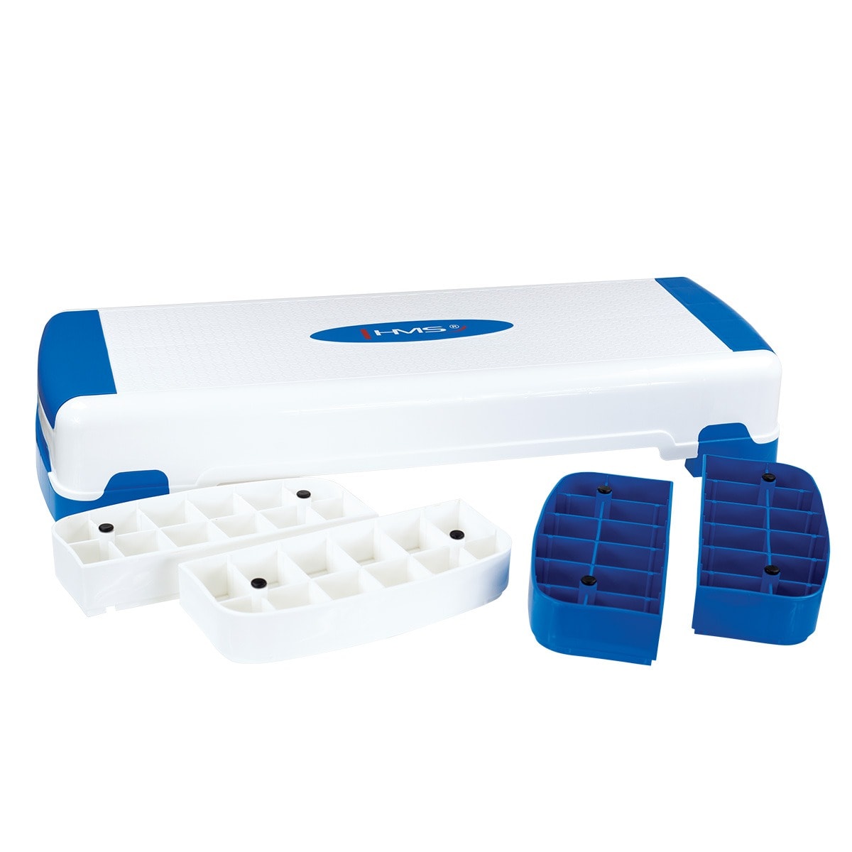 HMS Aerobic Step white and blue - ideal for home workouts
