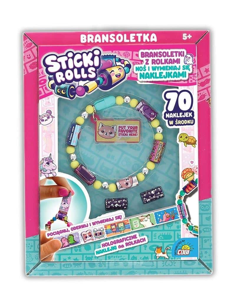 Sticki Rolls Bracelet - Colorful jewelry with stickers