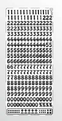 Openwork sticker silver - decorative element for scrapbooking and cardmaking