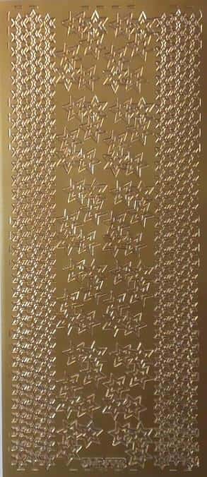 Openwork Sticker Border Gold - add sparkle to your projects!