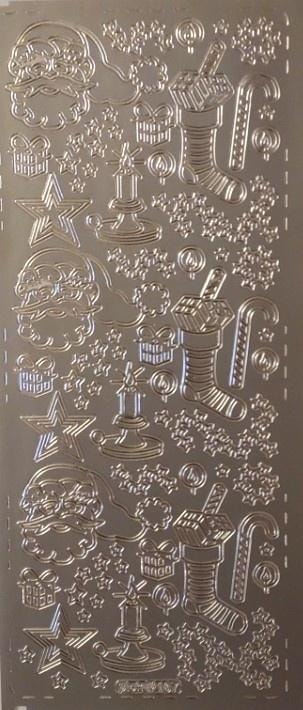 Galeria Hobby Silver openwork sticker 10x23 cm - ideal for scrapbooking