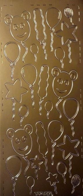 Openwork Sticker Gold - ideal for scrapbooking and cardmaking